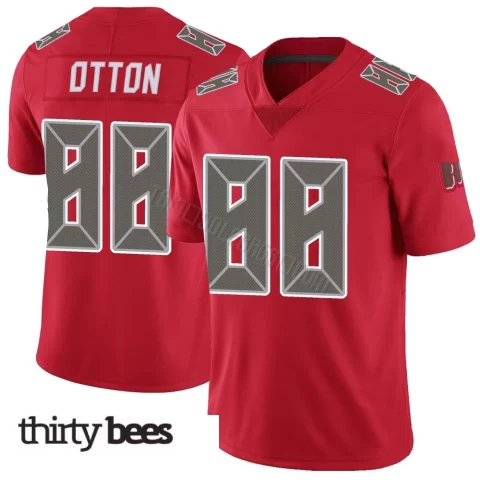Cade Otton ＃88 Tampa Bay Buccaneers Men's Limited Red Color Rush Jersey