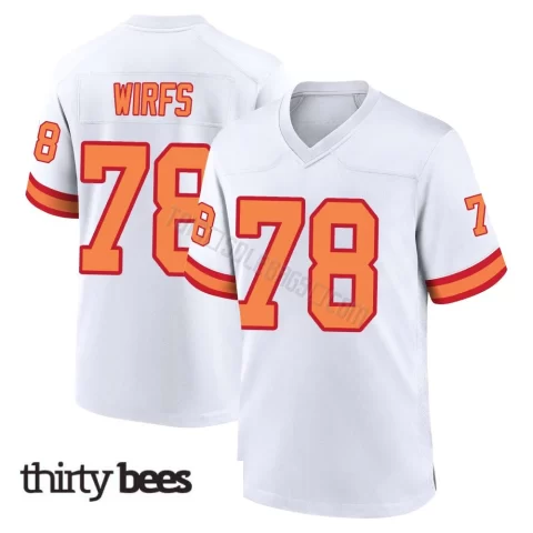 Tristan Wirfs ＃78 Tampa Bay Buccaneers Men's Game White '76 Jersey