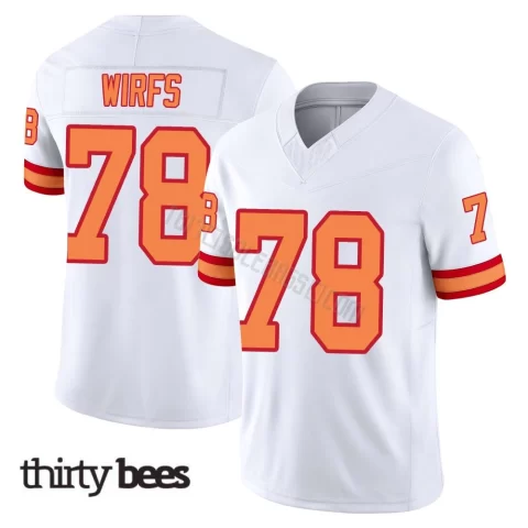 Tristan Wirfs ＃78 Tampa Bay Buccaneers Men's Limited White '76 Vapor F.U.S.E. Jersey