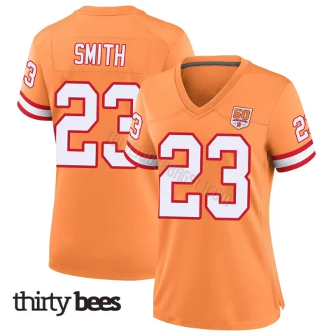 Tykee Smith ＃23 Tampa Bay Buccaneers Women's Game Cream sicle 50th Season Jersey