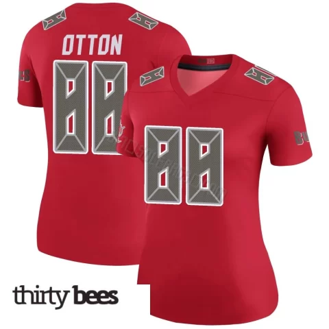 Cade Otton ＃88 Tampa Bay Buccaneers Women's Legend Red Color Rush Jersey