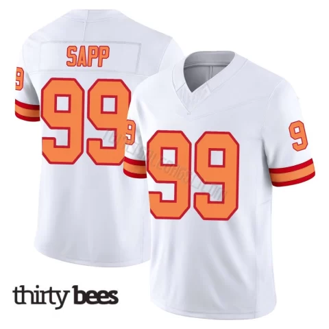 Warren Sapp ＃99 Tampa Bay Buccaneers Men's Limited White '76 Vapor F.U.S.E. Jersey