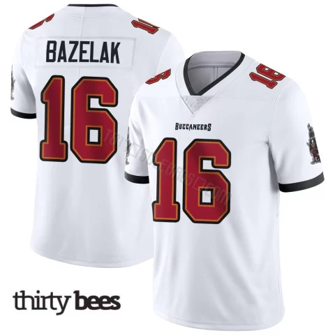 Connor Bazelak ＃16 Tampa Bay Buccaneers Men's Limited White Vapor Untouchable Jersey
