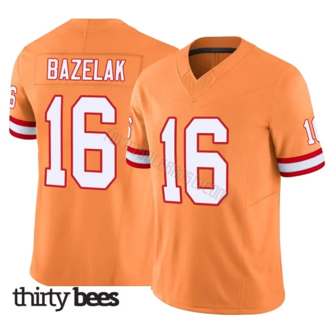 Connor Bazelak ＃16 Tampa Bay Buccaneers Men's Limited Orange Vapor F.U.S.E. Jersey
