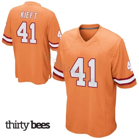 Ko Kieft ＃41 Tampa Bay Buccaneers Youth Game Orange Alternate Jersey