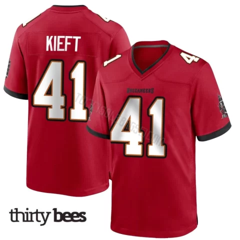 Ko Kieft ＃41 Tampa Bay Buccaneers Men's Game Red Team Color Jersey