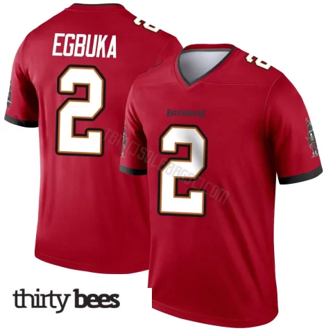 Emeka Egbuka ＃2 Tampa Bay Buccaneers Youth Legend Red Jersey