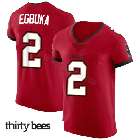 Emeka Egbuka ＃2 Tampa Bay Buccaneers Men's Elite Red Vapor Jersey