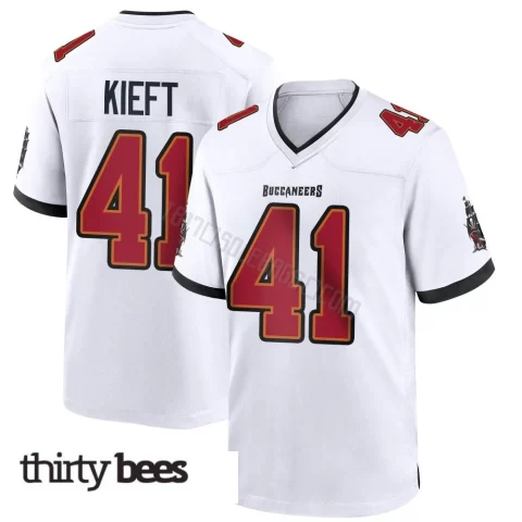 Ko Kieft ＃41 Tampa Bay Buccaneers Youth Game White Jersey