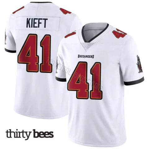 Ko Kieft ＃41 Tampa Bay Buccaneers Men's Limited White Vapor Untouchable Jersey