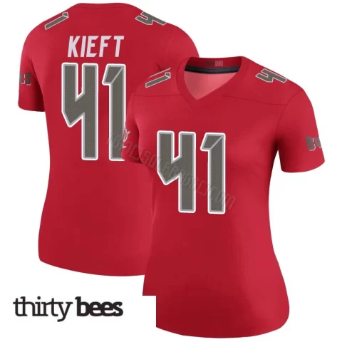 Ko Kieft ＃41 Tampa Bay Buccaneers Women's Legend Red Color Rush Jersey