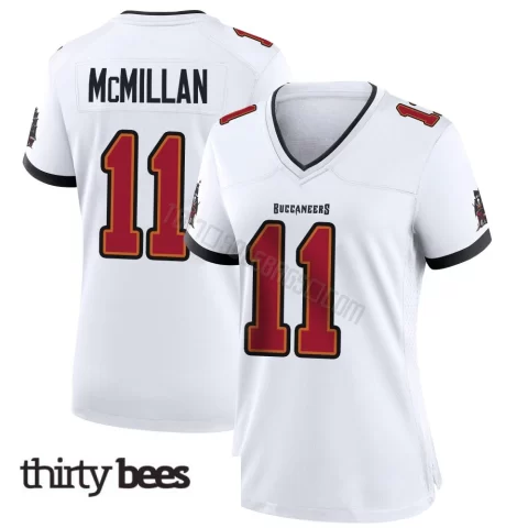 Jalen McMillan ＃11 Tampa Bay Buccaneers Women's Game White Jersey