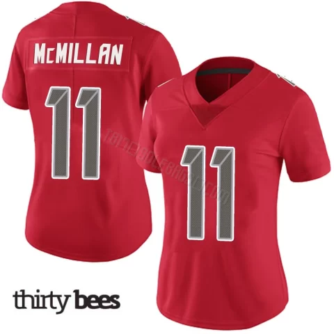Jalen McMillan ＃11 Tampa Bay Buccaneers Women's Limited Red Team Color Vapor Untouchable Jersey