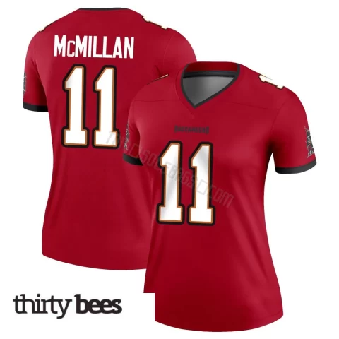 Jalen McMillan ＃11 Tampa Bay Buccaneers Women's Legend Red Jersey