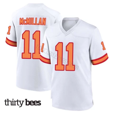 Jalen McMillan ＃11 Tampa Bay Buccaneers Youth Game White '76 Jersey