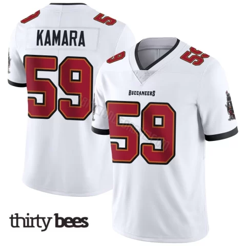 Mohamed Kamara ＃59 Tampa Bay Buccaneers Men's Limited White Vapor Untouchable Jersey