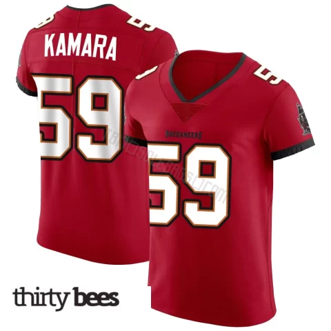 Mohamed Kamara ＃59 Tampa Bay Buccaneers Men's Elite Red Vapor Jersey