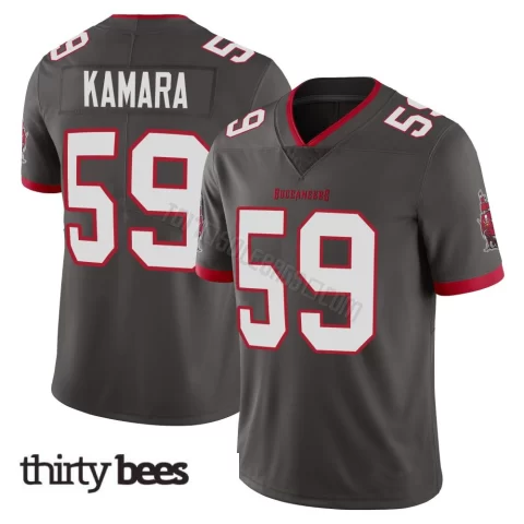 Mohamed Kamara ＃59 Tampa Bay Buccaneers Youth Limited Pewter Alternate Vapor Jersey