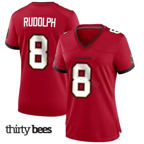 Kyle Rudolph ＃8 Tampa Bay Buccaneers Women's Game Red Team Color Jersey