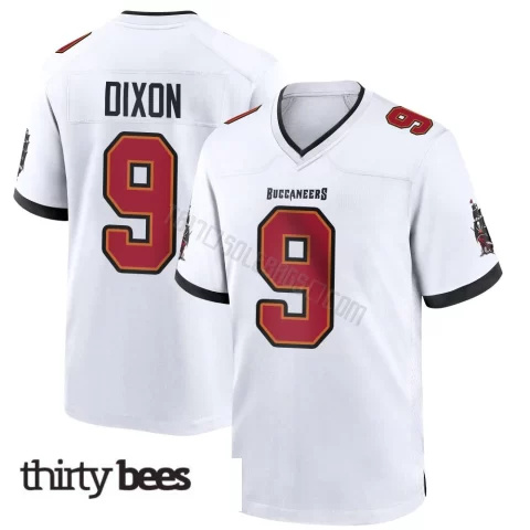 Riley Dixon ＃9 Tampa Bay Buccaneers Men's Game White Jersey