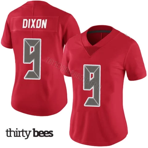 Riley Dixon ＃9 Tampa Bay Buccaneers Women's Limited Red Team Color Vapor Untouchable Jersey