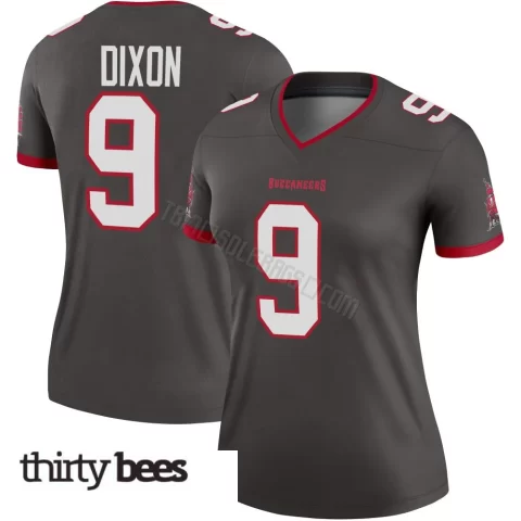 Riley Dixon ＃9 Tampa Bay Buccaneers Women's Legend Pewter Alternate Jersey