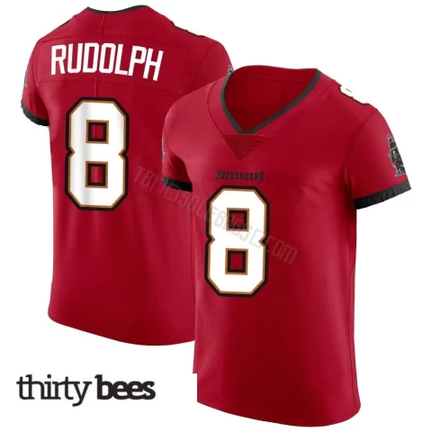 Kyle Rudolph ＃8 Tampa Bay Buccaneers Men's Elite Red Vapor Jersey