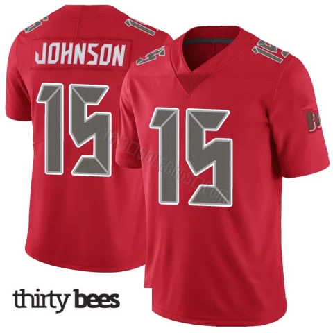 Tez Johnson ＃15 Tampa Bay Buccaneers Youth Limited Red Color Rush Jersey