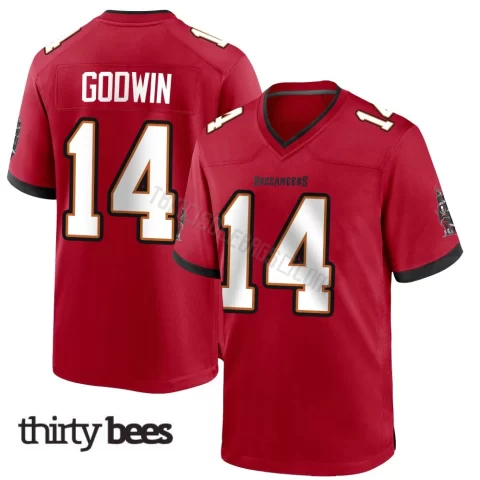 Chris Godwin ＃14 Tampa Bay Buccaneers Youth Game Red Team Color Jersey