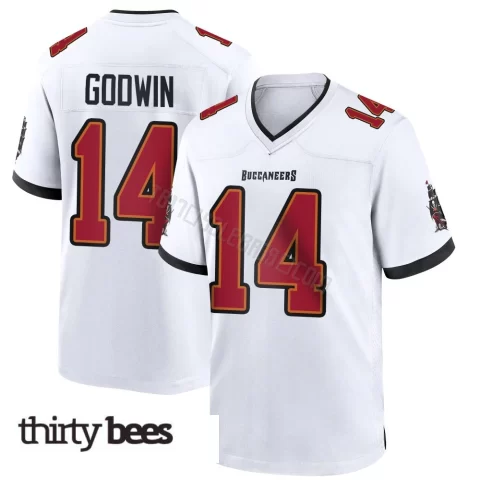 Chris Godwin ＃14 Tampa Bay Buccaneers Youth Game White Jersey