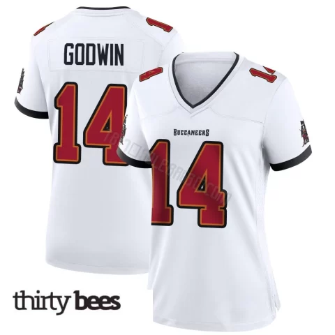 Chris Godwin ＃14 Tampa Bay Buccaneers Women's Game White Jersey