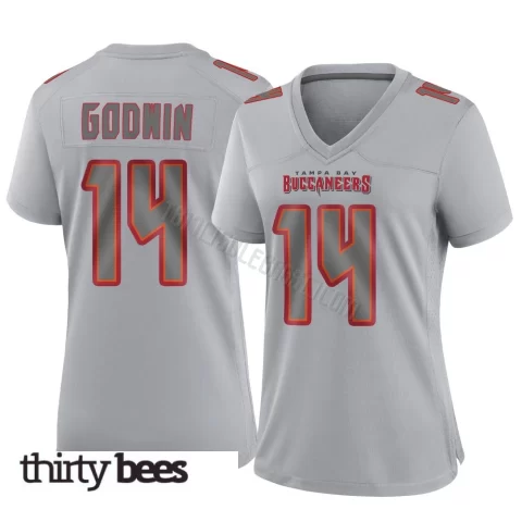 Chris Godwin ＃14 Tampa Bay Buccaneers Women's Game Gray Atmosphere Fashion Jersey