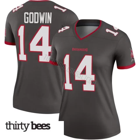 Chris Godwin ＃14 Tampa Bay Buccaneers Women's Legend Pewter Alternate Jersey