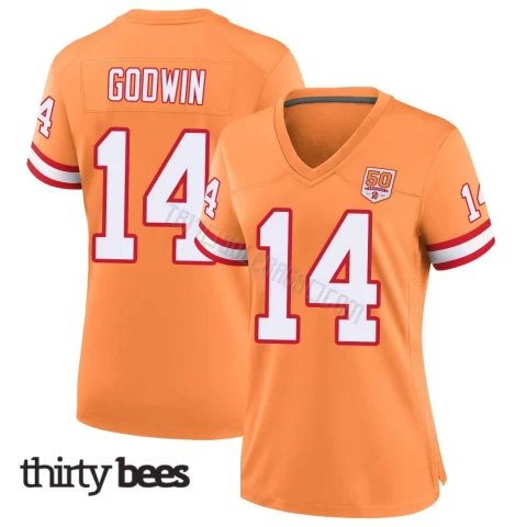 Chris Godwin ＃14 Tampa Bay Buccaneers Women's Game Cream sicle 50th Season Jersey