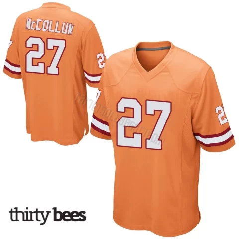 Zyon McCollum ＃27 Tampa Bay Buccaneers Youth Game Orange Alternate Jersey