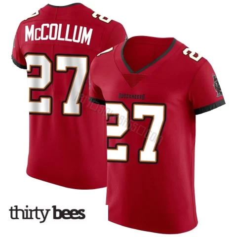 Zyon McCollum ＃27 Tampa Bay Buccaneers Men's Elite Red Vapor Jersey