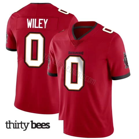 Michael Wiley ＃0 Tampa Bay Buccaneers Men's Limited Red Team Color Vapor Untouchable Jersey