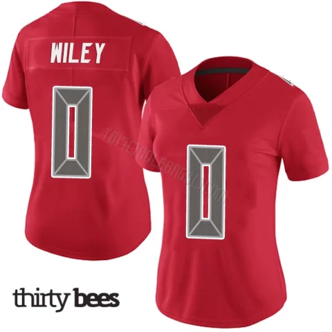 Michael Wiley ＃0 Tampa Bay Buccaneers Women's Limited Red Team Color Vapor Untouchable Jersey