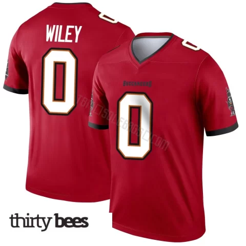 Michael Wiley ＃0 Tampa Bay Buccaneers Men's Legend Red Jersey