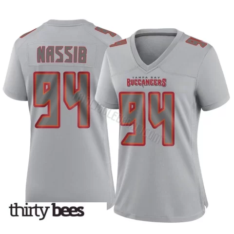 Carl Nassib ＃94 Tampa Bay Buccaneers Women's Game Gray Atmosphere Fashion Jersey