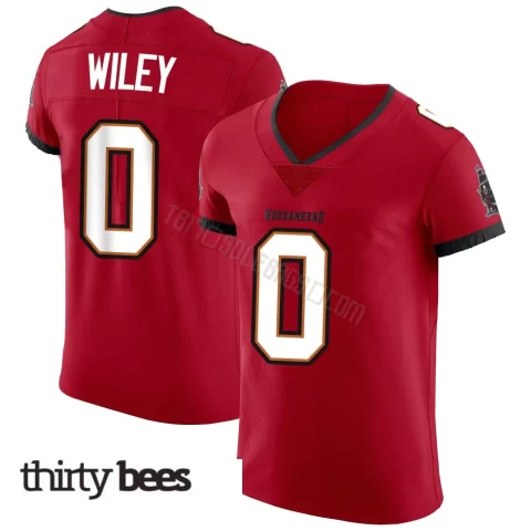 Michael Wiley ＃0 Tampa Bay Buccaneers Men's Elite Red Vapor Jersey