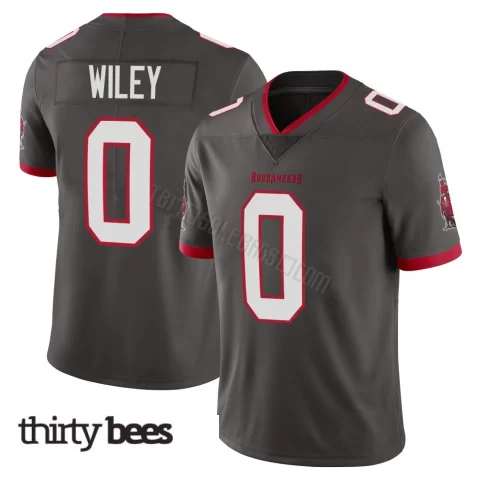 Michael Wiley ＃0 Tampa Bay Buccaneers Youth Limited Pewter Alternate Vapor Jersey