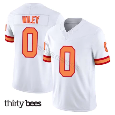 Michael Wiley ＃0 Tampa Bay Buccaneers Youth Limited White '76 Vapor F.U.S.E. Jersey