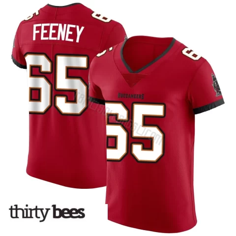 Dan Feeney ＃65 Tampa Bay Buccaneers Men's Elite Red Vapor Jersey