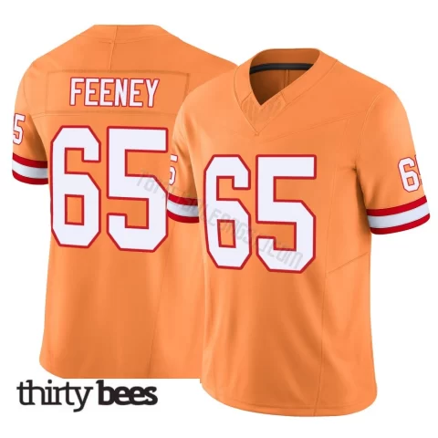 Dan Feeney ＃65 Tampa Bay Buccaneers Youth Limited Orange Vapor F.U.S.E. Jersey