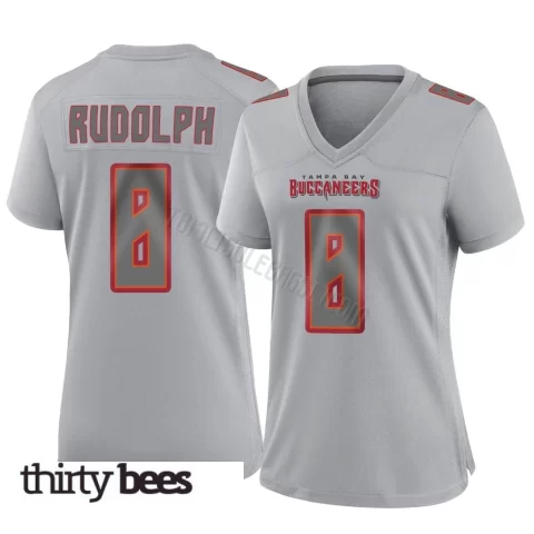 Kyle Rudolph ＃8 Tampa Bay Buccaneers Women's Game Gray Atmosphere Fashion Jersey