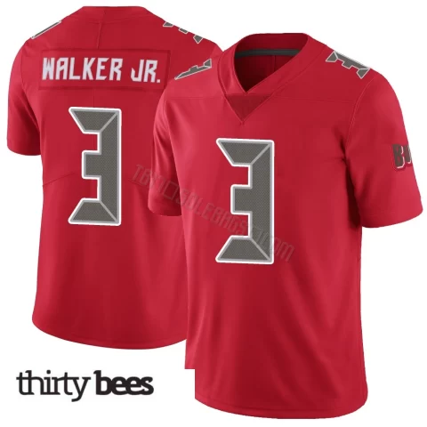 Anthony Walker Jr. ＃3 Tampa Bay Buccaneers Men's Limited Red Color Rush Jersey
