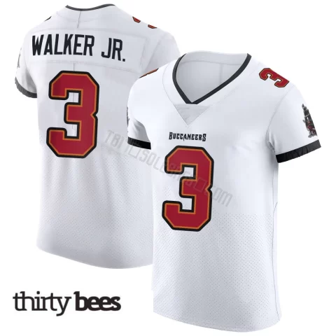 Anthony Walker Jr. ＃3 Tampa Bay Buccaneers Men's Elite White Vapor Jersey