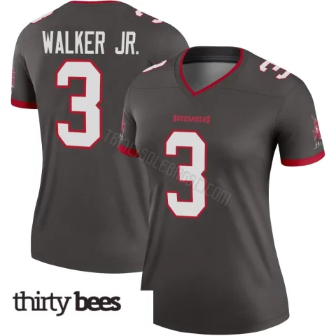 Anthony Walker Jr. ＃3 Tampa Bay Buccaneers Women's Legend Pewter Alternate Jersey