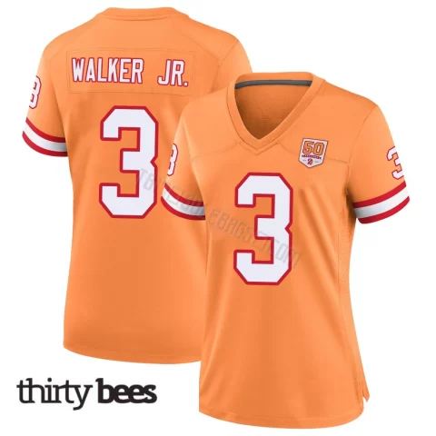Anthony Walker Jr. ＃3 Tampa Bay Buccaneers Women's Game Cream sicle 50th Season Jersey